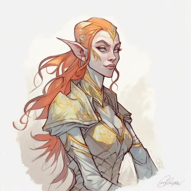 Lilith Melodyspell, tiefling singer and harpist