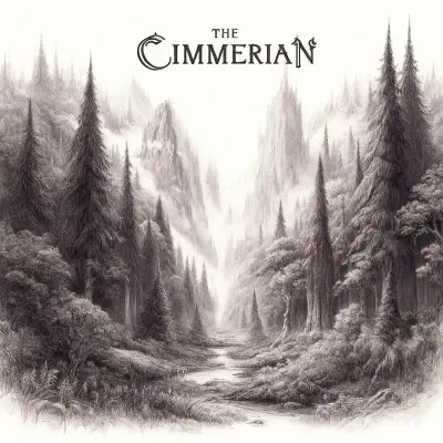 The Cimmerian album cover art by Ivan Duch
