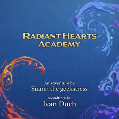 Radiant Hearts Academy album cover art by Ivan Duch